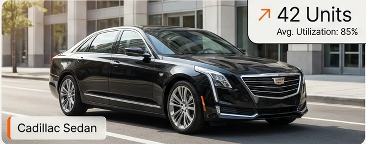 Cadillac Sedan from the operator's fleet