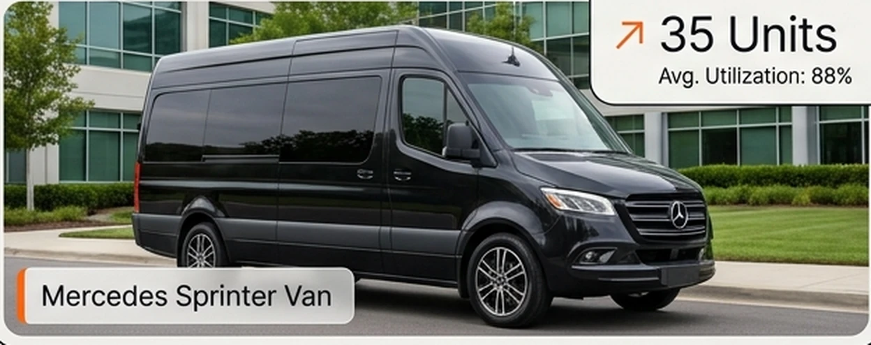 Mercedes Sprinter Van from the operator's fleet